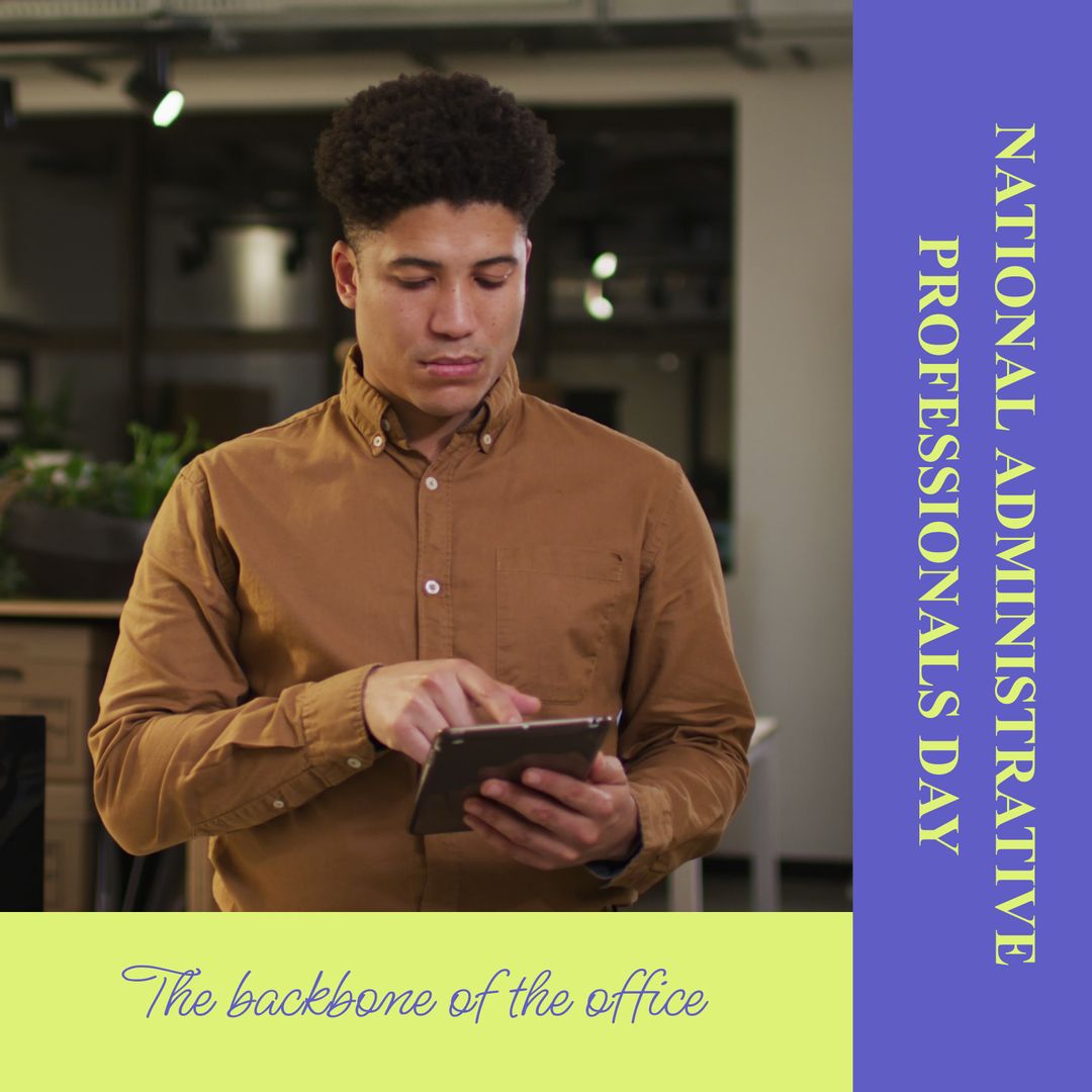 Professional Celebrating Administrative Professionals Day in Office