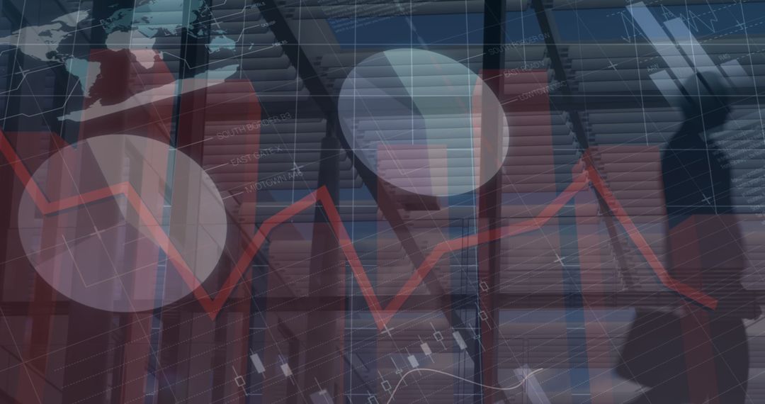 Abstract Financial Data and Office Conceptual Image