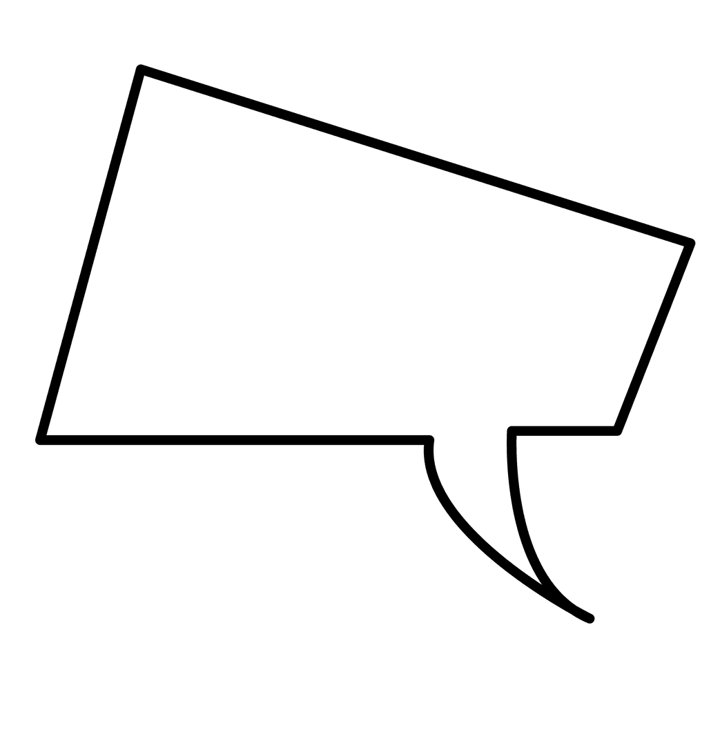 Transparent Speech Bubble for Messages Vector Design