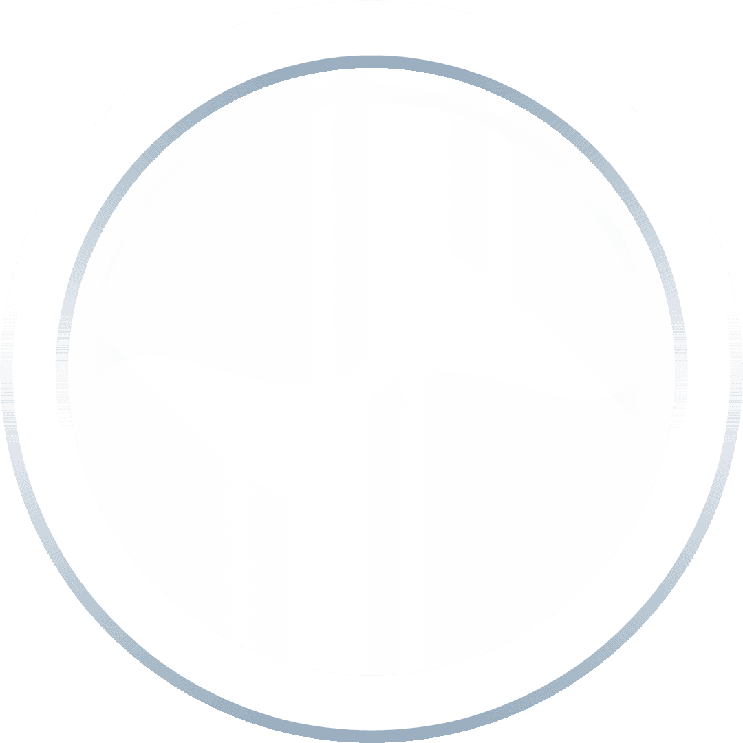 Abstract Transparent Logo Circle Symbol of Modern Design