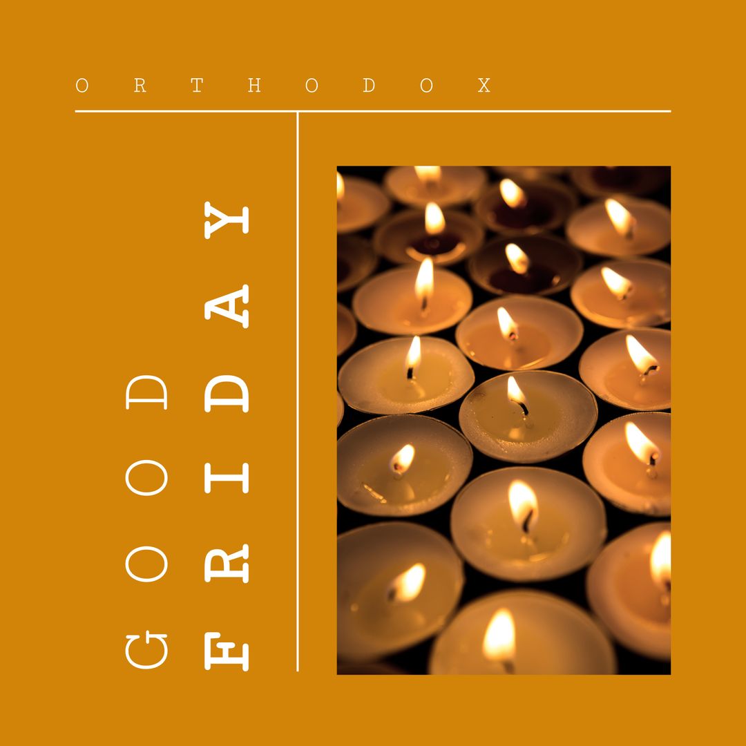 Orthodox Good Friday Candles Create Serene Atmosphere