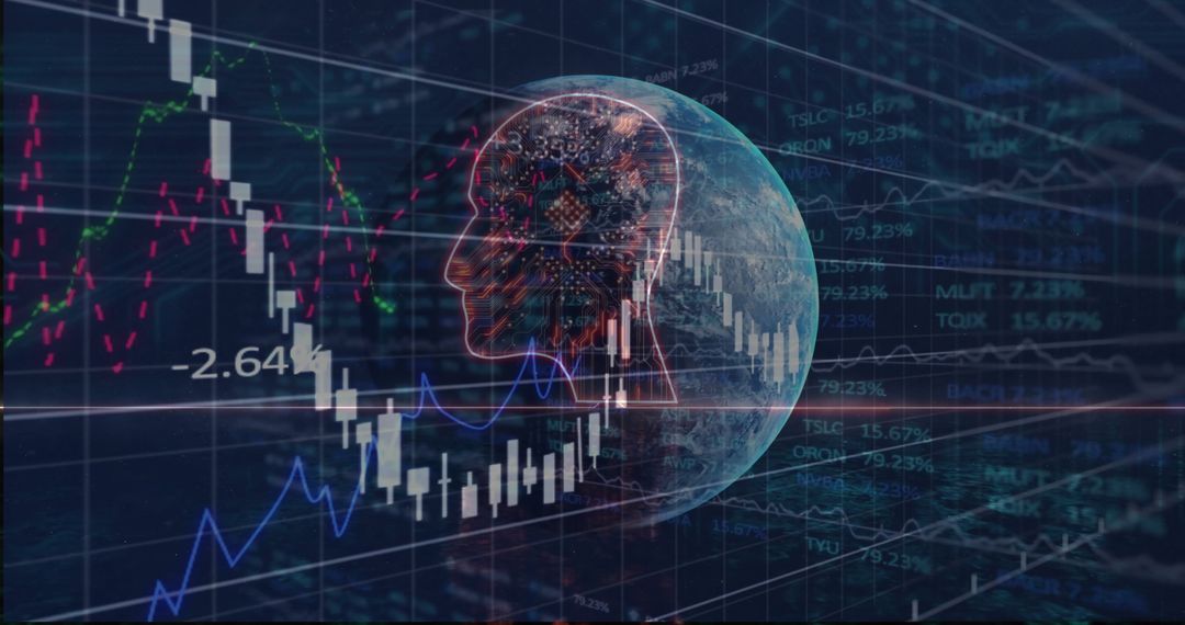 Digital Brain Over Trading Interface with Global Connections