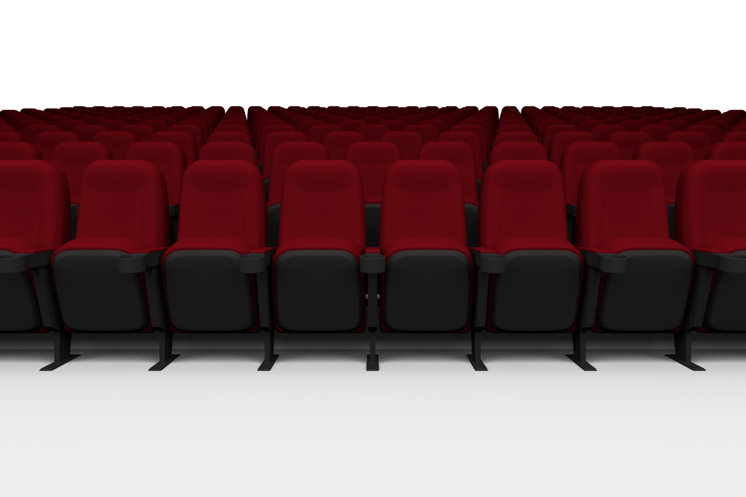 Digital Transparent Vector Illustration of Red Theatre Seats - Download Free Stock Images Pikwizard.com