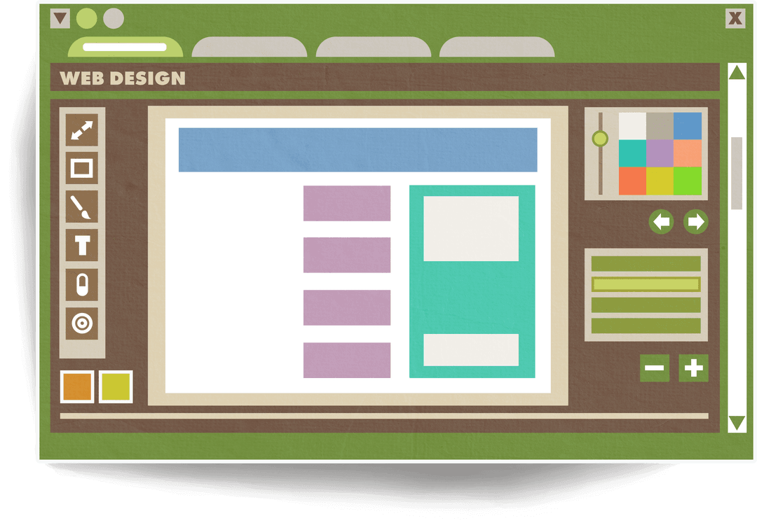 Web Design Software Interface Screen on Transparent Background - Download Free Stock Images Pikwizard.com