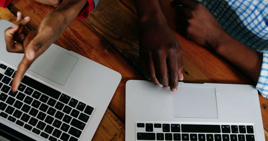 Collaboration and Technology at Coffee Shop Workspace