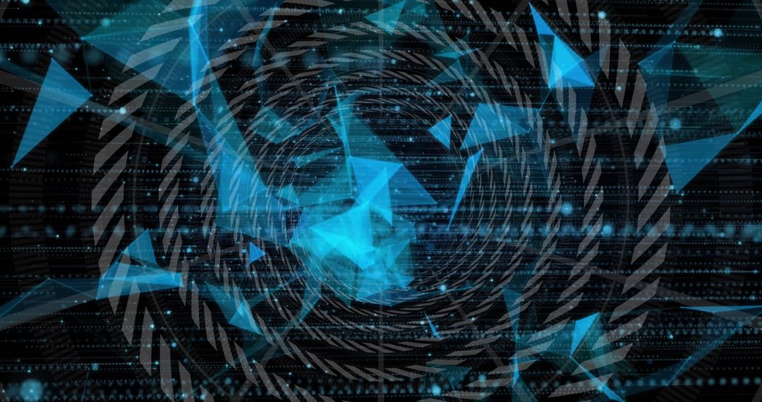 abstract digital network of connections with data processing - Free Images, Stock Photos and Pictures on Pikwizard.com