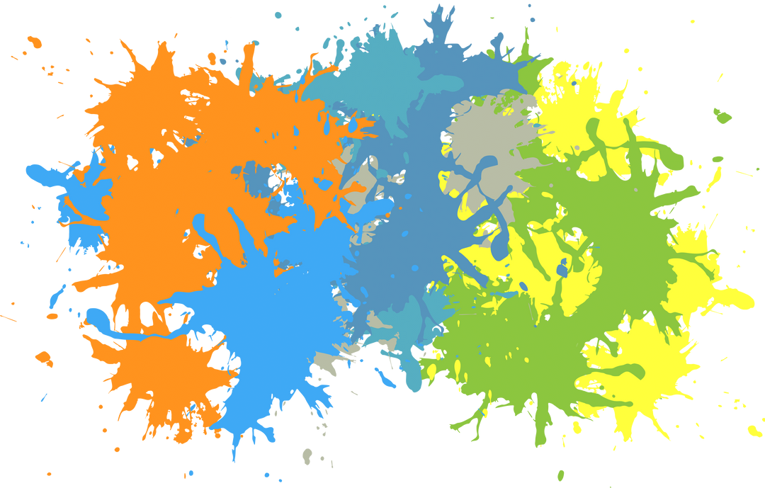 Colorful Paint Splatters Isolated on Transparent Background - Download Free Stock Images Pikwizard.com