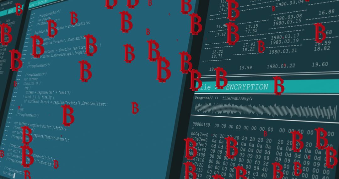 Cryptocurrency Blockchain Security Features Digital Display - Free Images, Stock Photos and Pictures on Pikwizard.com