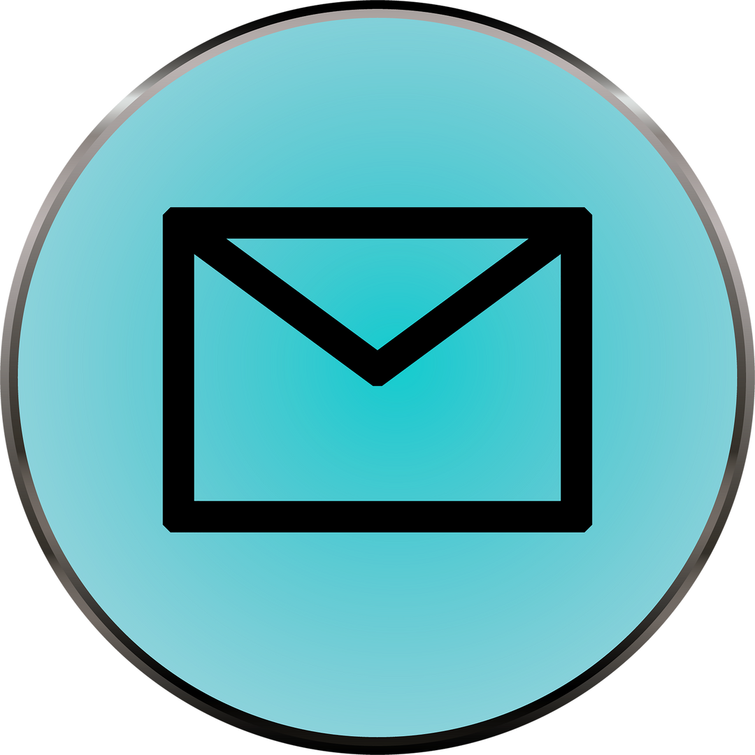 Transparent Background Envelope Icon in Blue Circle - Download Free Stock Images Pikwizard.com