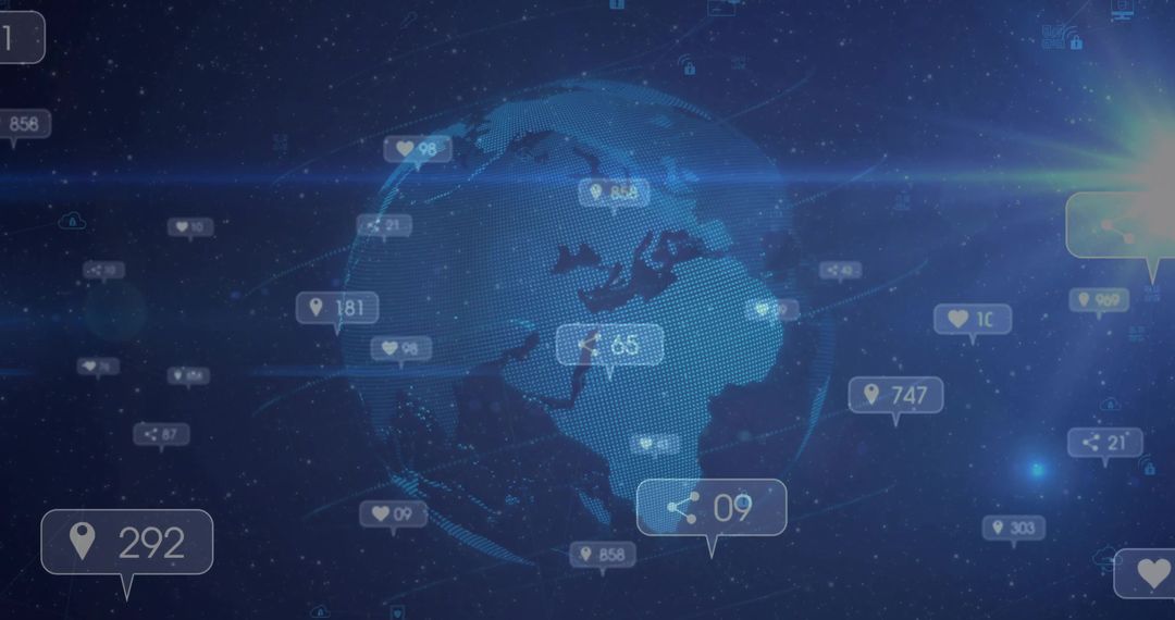 Futuristic Global Digital Networking with Social Media Integration