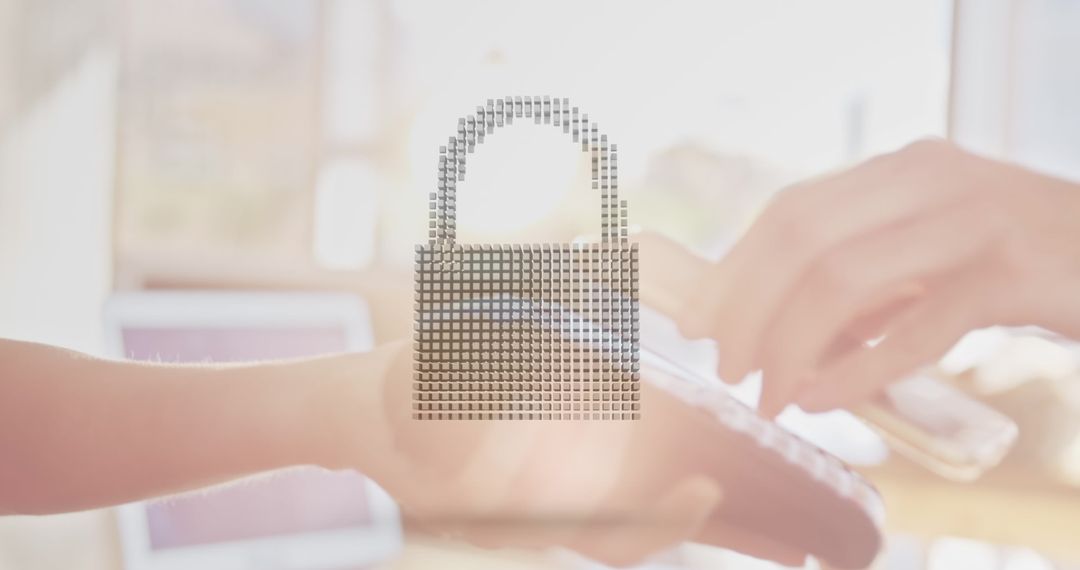 Digital Security Concept with Contactless Payment System