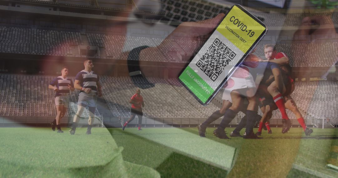 Conceptual Blending of Digital Vaccination Passport and American Football