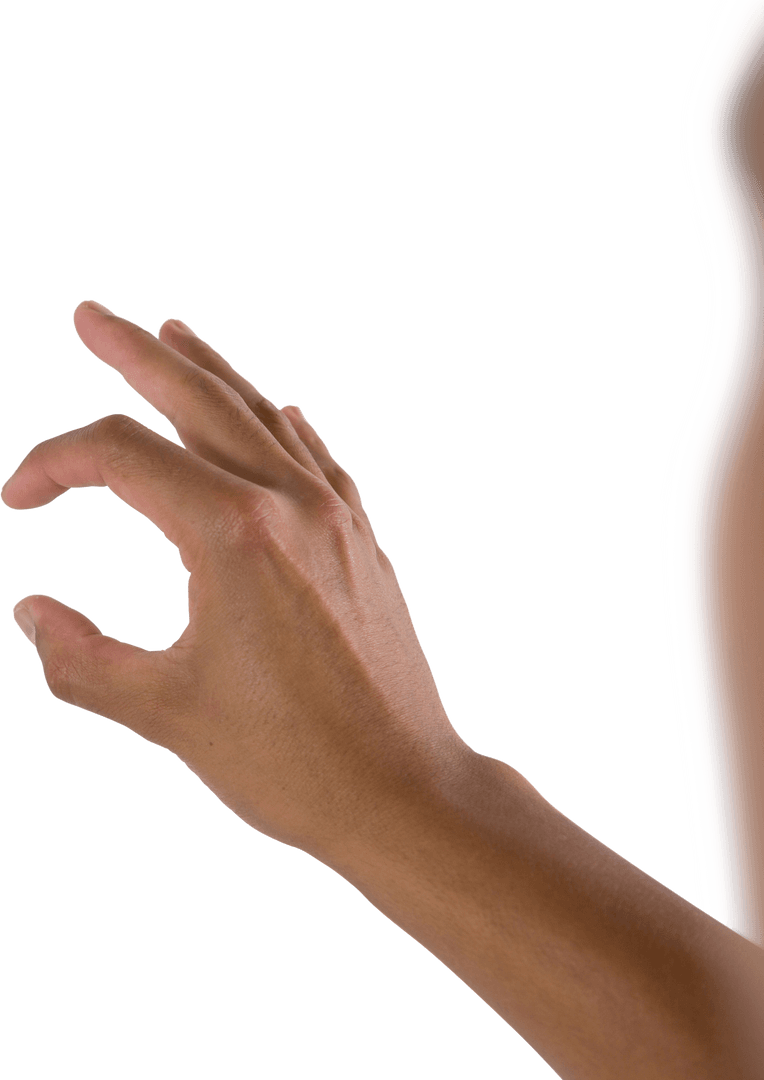 Transparent Hand Reaching Gesture on Invisible Interface - Download Free Stock Images Pikwizard.com