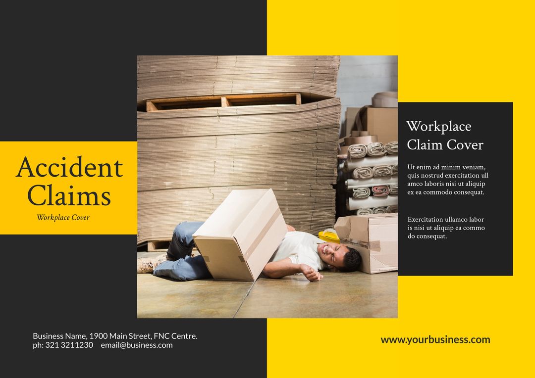 Workplace Accident Coverage Promotion Highlighting Employee Safety