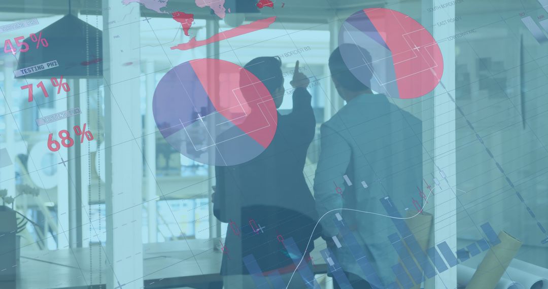 Team Collaboration on Data Analysis with Digital Interface Overlay