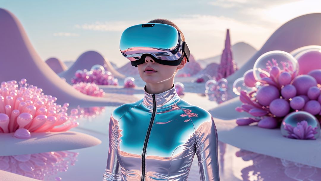 Futuristic Explorations with VR in Abstract Sci-Fi Environment