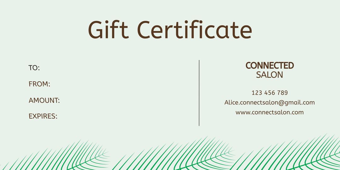 Elegant Gift Certificate Template for Beauty and Wellness Rewards - Download Free Stock Templates Pikwizard.com