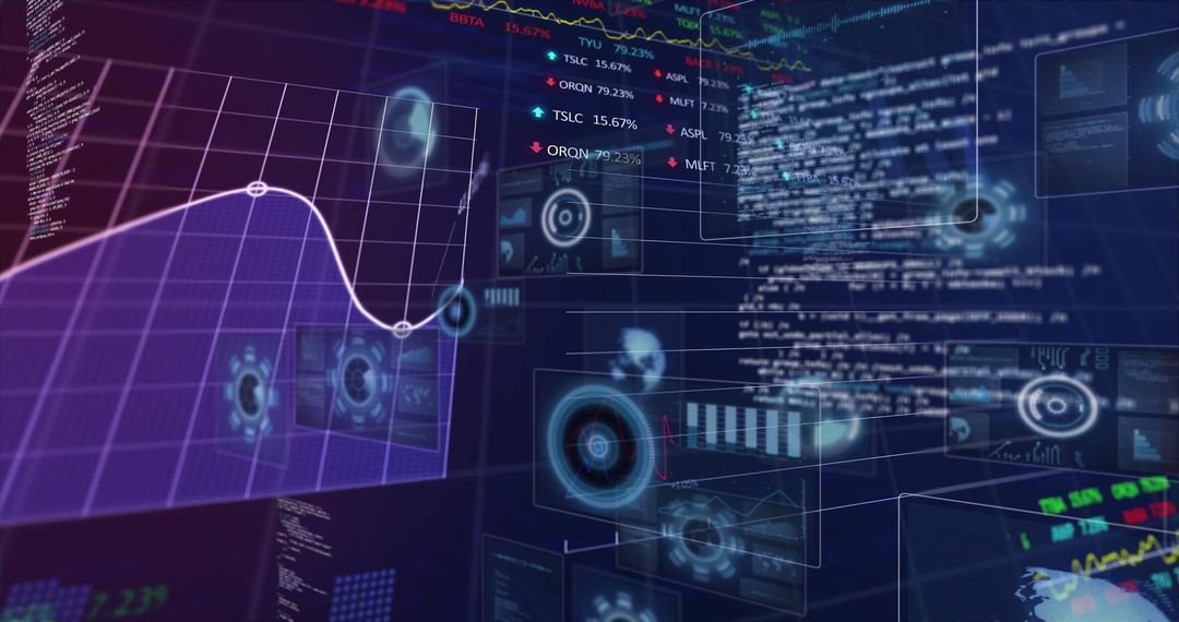Futuristic Data Analysis with Interactive Holographic Screens