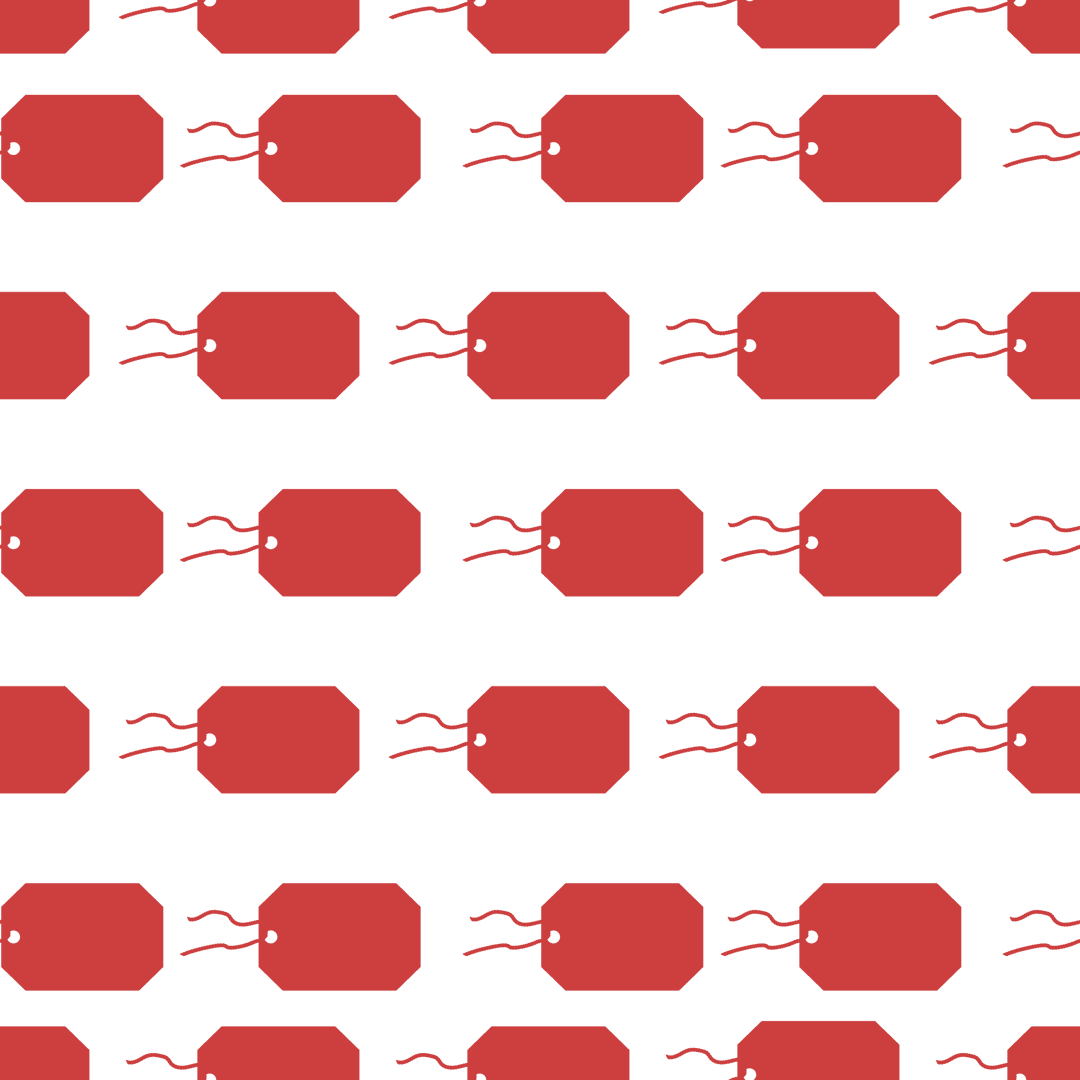 Red Patterned Labels Repeat on Transparent Background - Download Free Stock Images Pikwizard.com