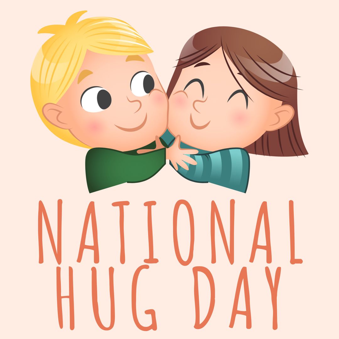 Celebrating National Hug Day with Cute Animated Characters
