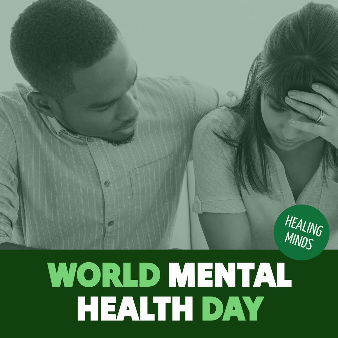 World Mental Health Day Support and Awareness Concept