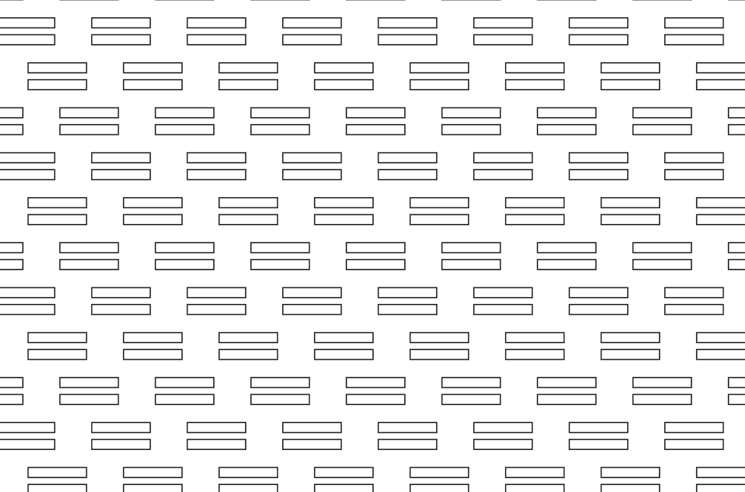 Rows of Black Rectangles on Transparent Background