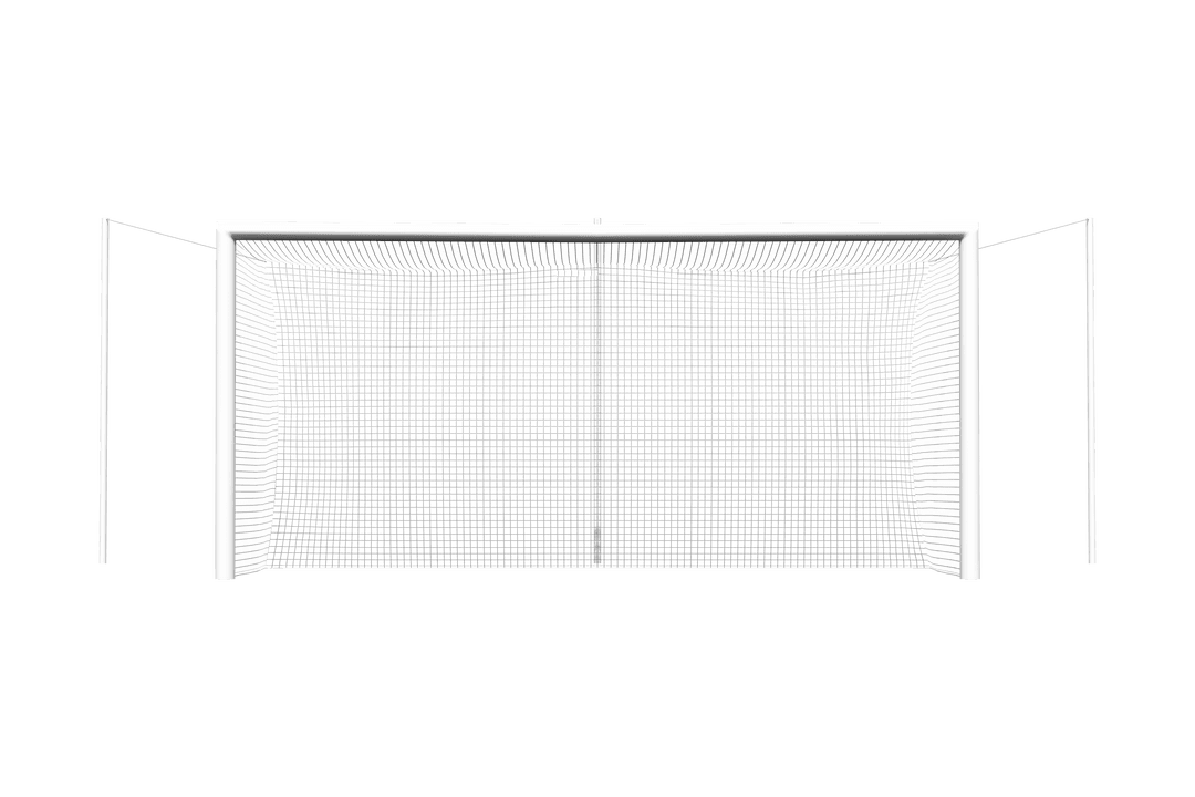 White Soccer Goal with Transparent Background for Design Use