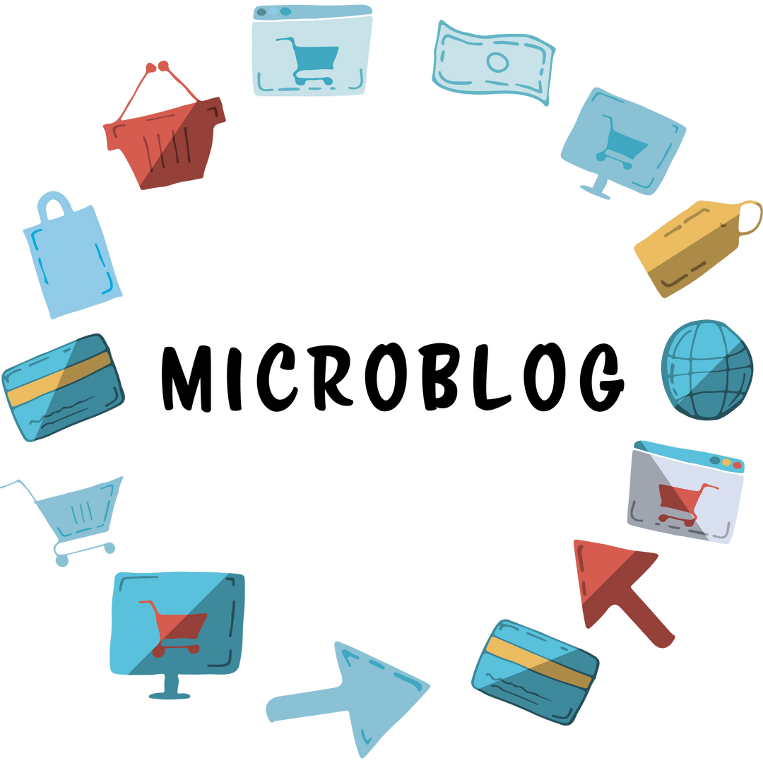 E-commerce Elements with Icon Circle on Transparent Background