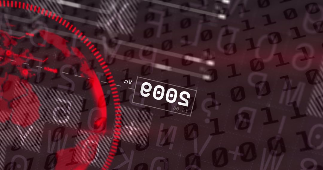 Digital Financial Data Processing with Global Map Overlay