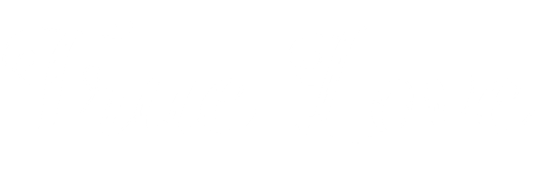 Elegant True Love Typography Isolated on Transparent Background