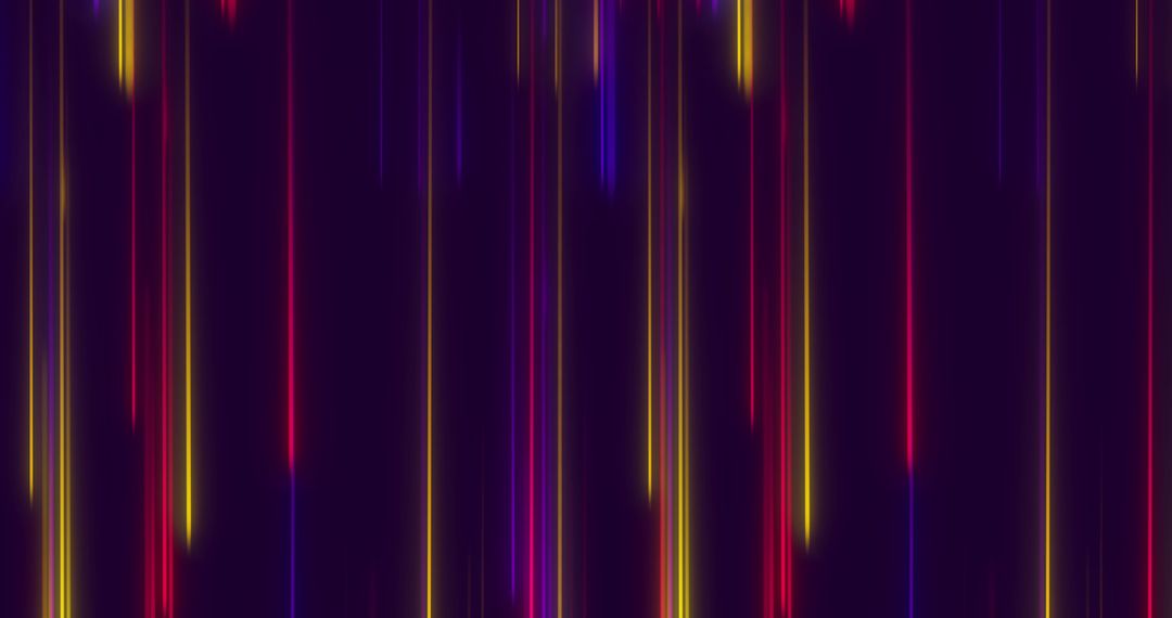 Hypnotic Multicolored Neon Light Trails in Motion