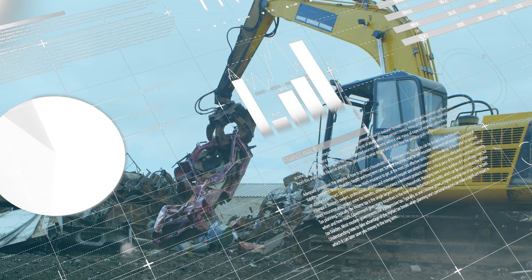 Data Analytics Overlapping Scrap Yard Scene for Waste Management Insights