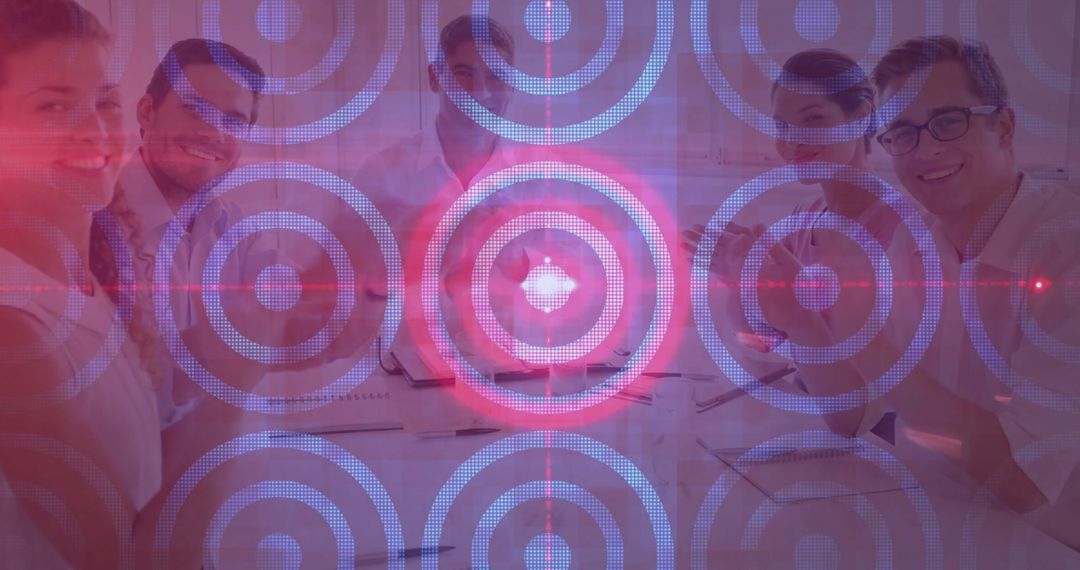 Collaborative Team Strategy Session with Digital Targets