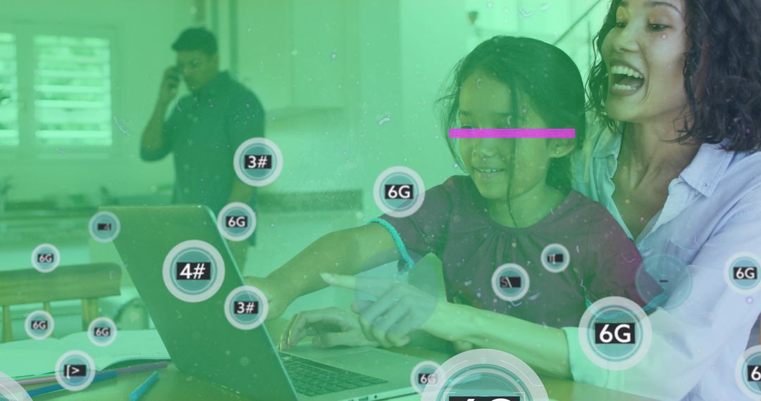 Family Learning Technology With Digital Symbols