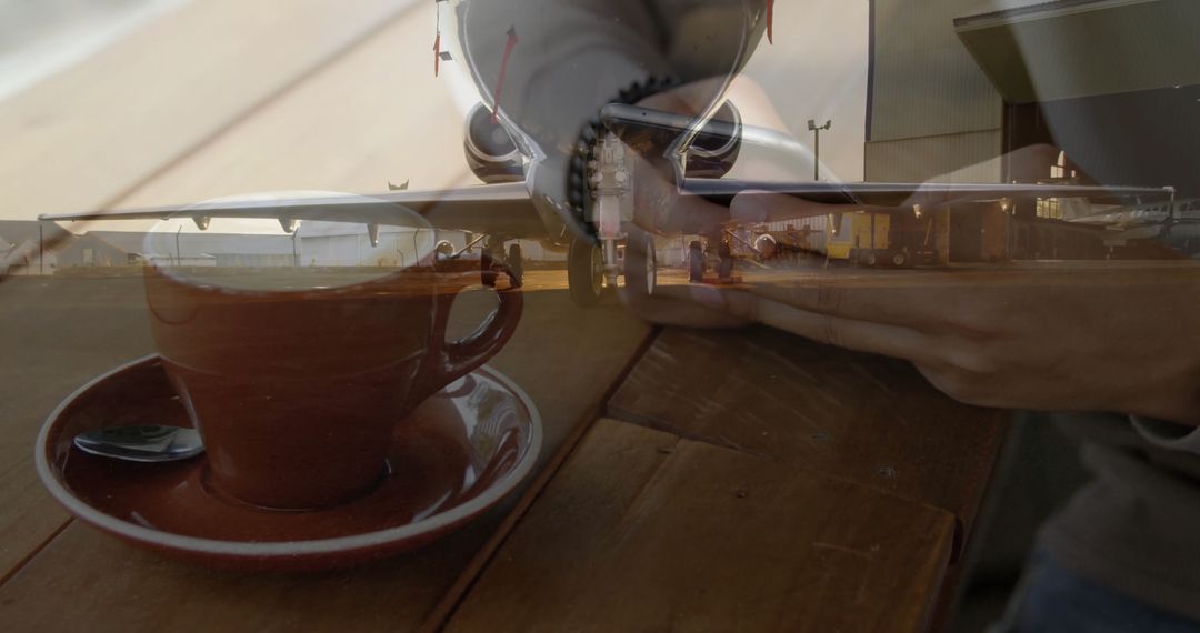 Seamless Travel: Airplane Departure and Digital Connectivity