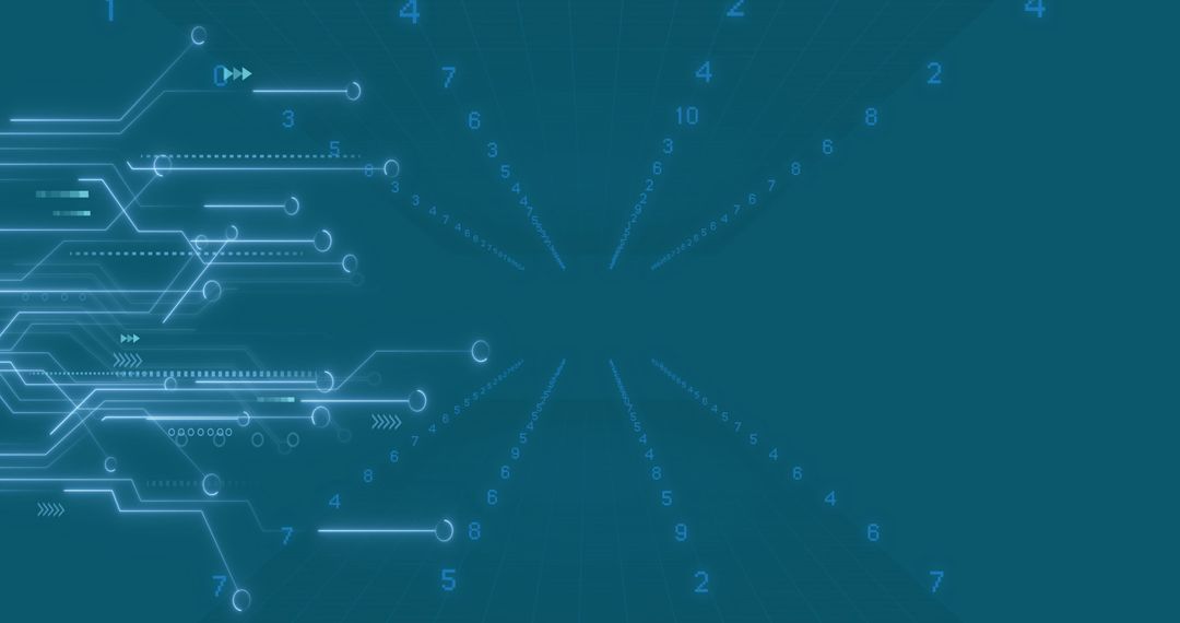 Abstract Technology Background with Networking Connections