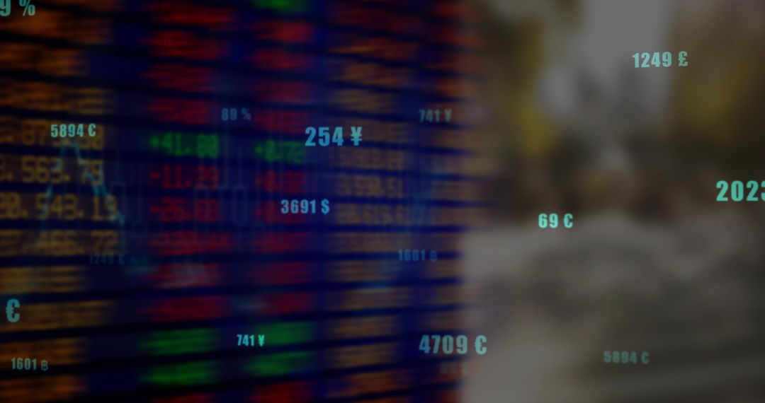 Digital Currency Symbols Versus Stock Market Ticker