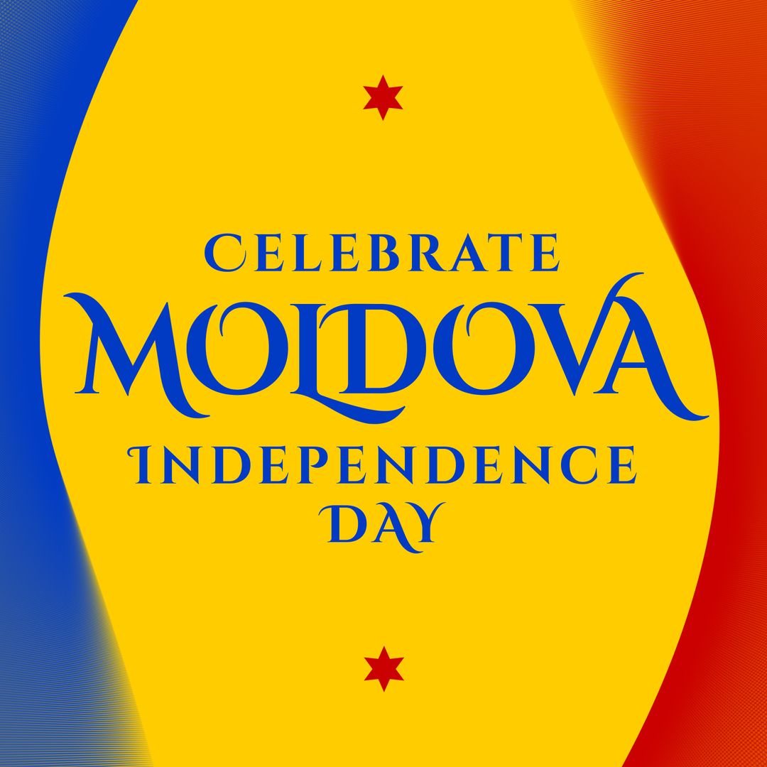 Celebrate Moldova Independence Day with Patriotic Design