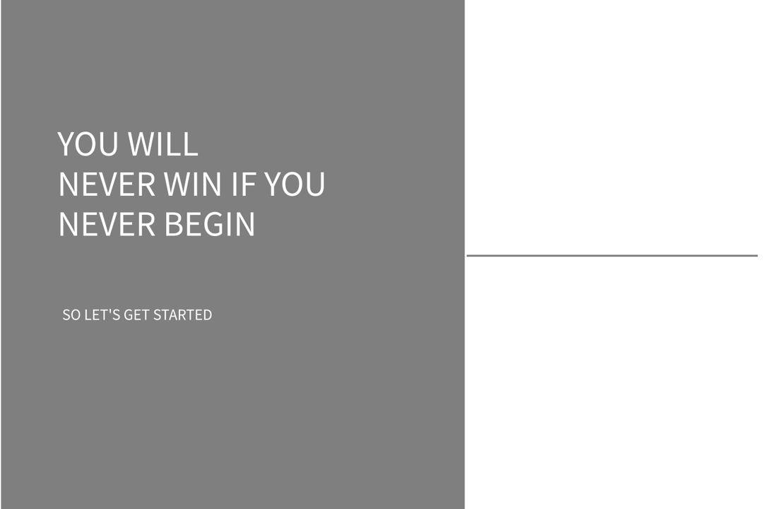 Inspirational Quote Minimalist Design