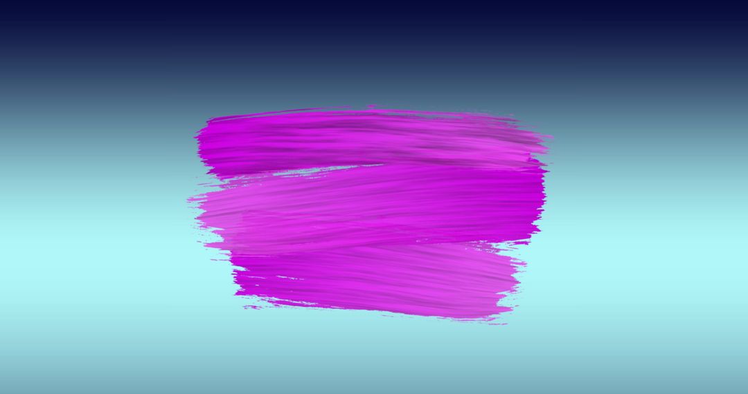 Purple Brush Stroke on Blue Gradient Background Art Design