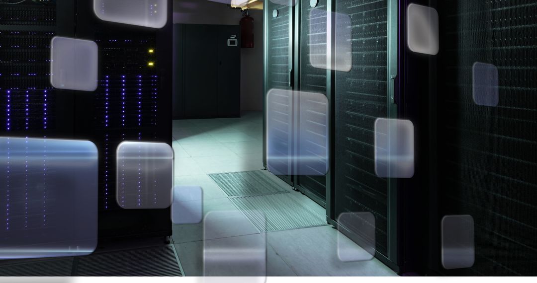 Digital Interface Overlays in Server Room Environment