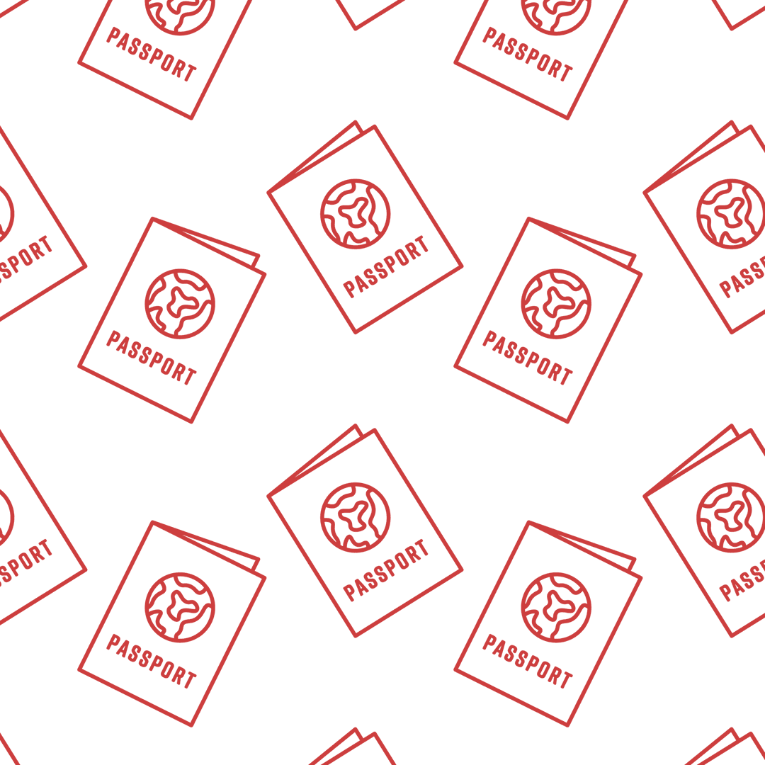 Multiple Red Passports Pattern on Transparent Background - Download Free Stock Images Pikwizard.com