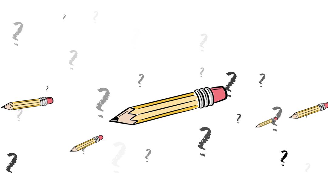 Creative Concept of Keyboard Comma Mixing Media Learning Illustration