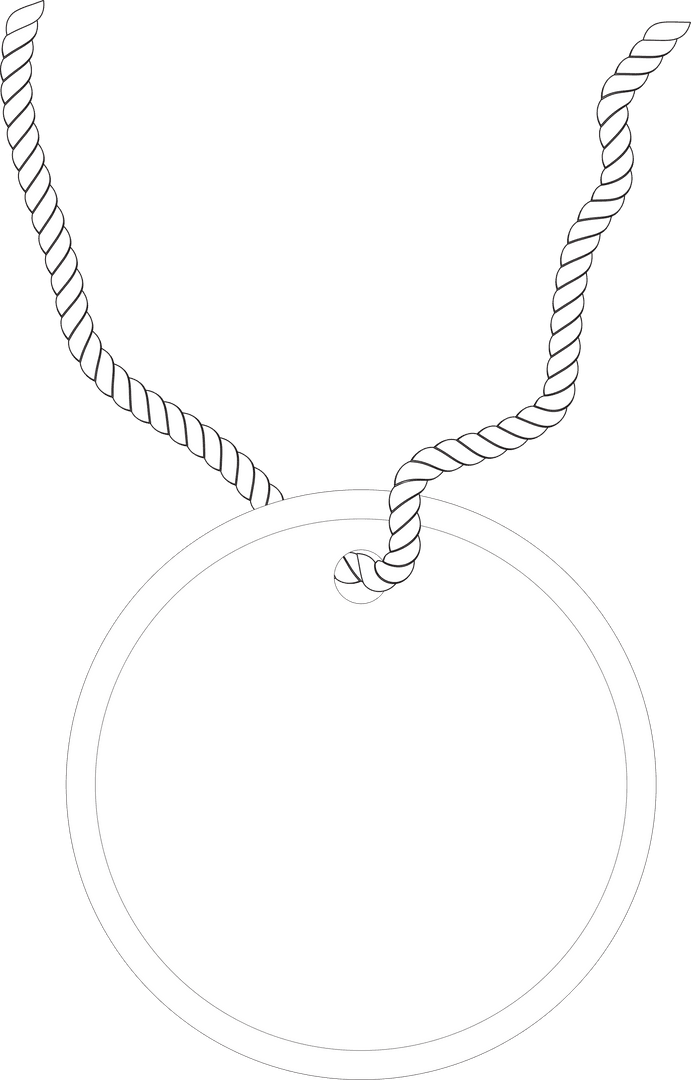 Transparent Medal with String for Custom Achievement Designs - Download Free Stock Images Pikwizard.com