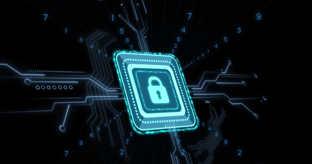 Digital security lock with circuit board connections