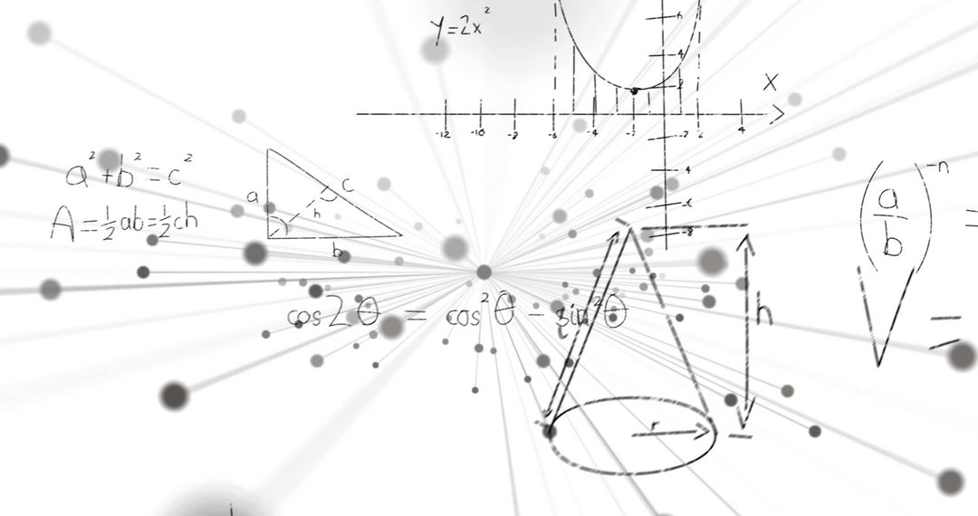 Abstract Geometric Visualization with Educational Formulas