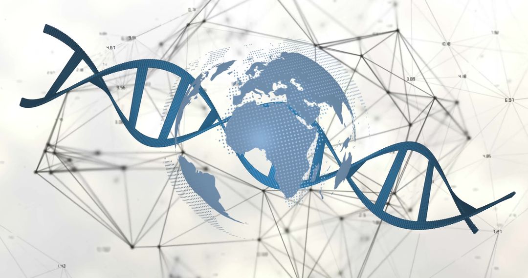 Global DNA Overlaid on Digital Connection Network