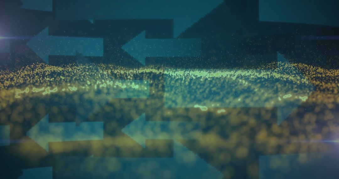 Dynamic Arrows and Particles in Digital Landscape