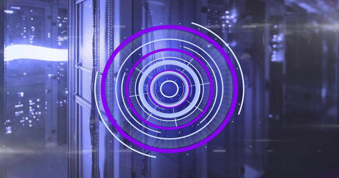 digital interface overlay on data servers in technology network