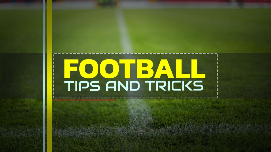 Football Tips and Tricks with Vibrant Sports Field Background